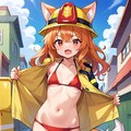 ビキニの消防士 3枚目