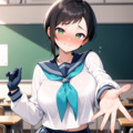 どこ見てるのよ…っ💦 2枚目