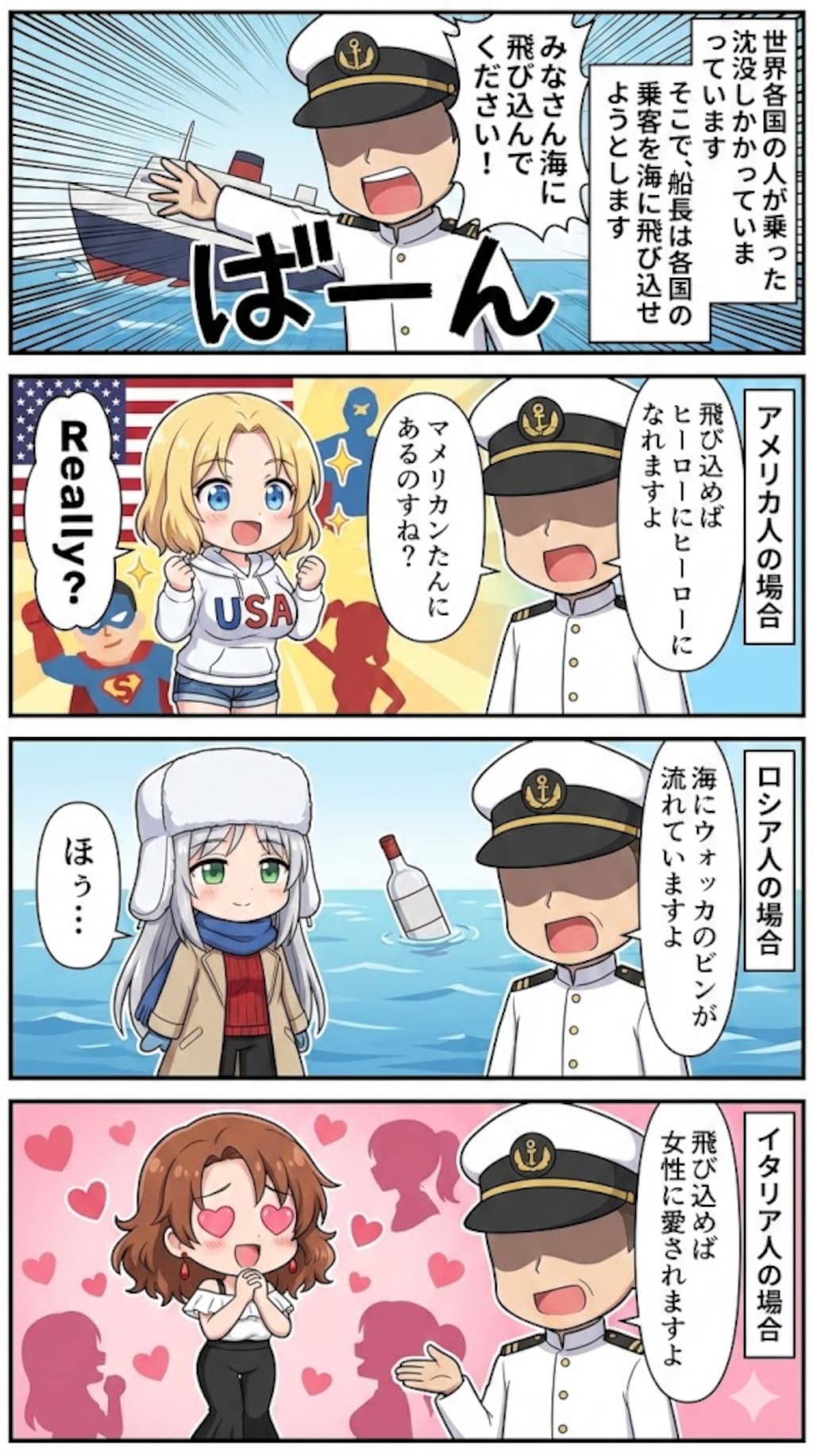 エスニックジョーク/沈没船