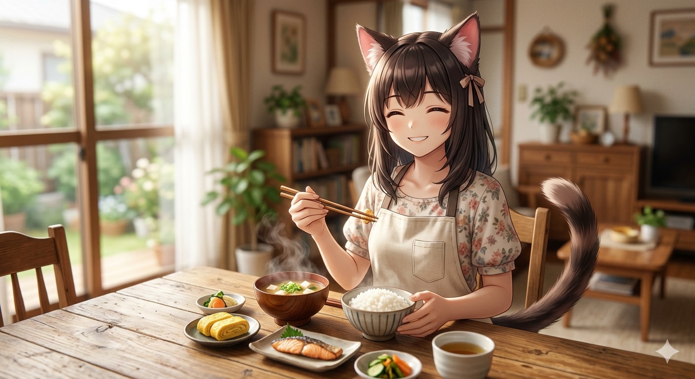 お昼ご飯 | の人気AIイラスト・グラビア