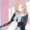 にっこり微笑んでいる櫻木真乃 2枚目