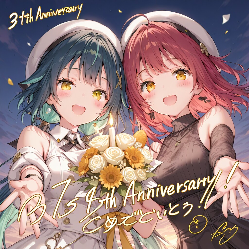 3rd Anniversary Celebration | の人気AIイラスト・グラビア
