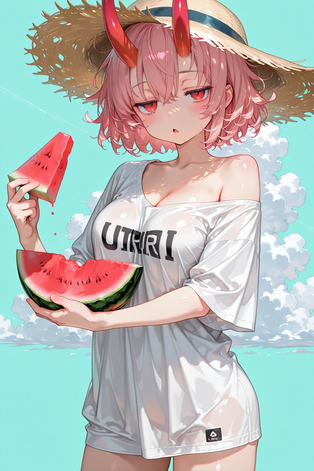 Tシャツワンピ怠惰ちゃん。