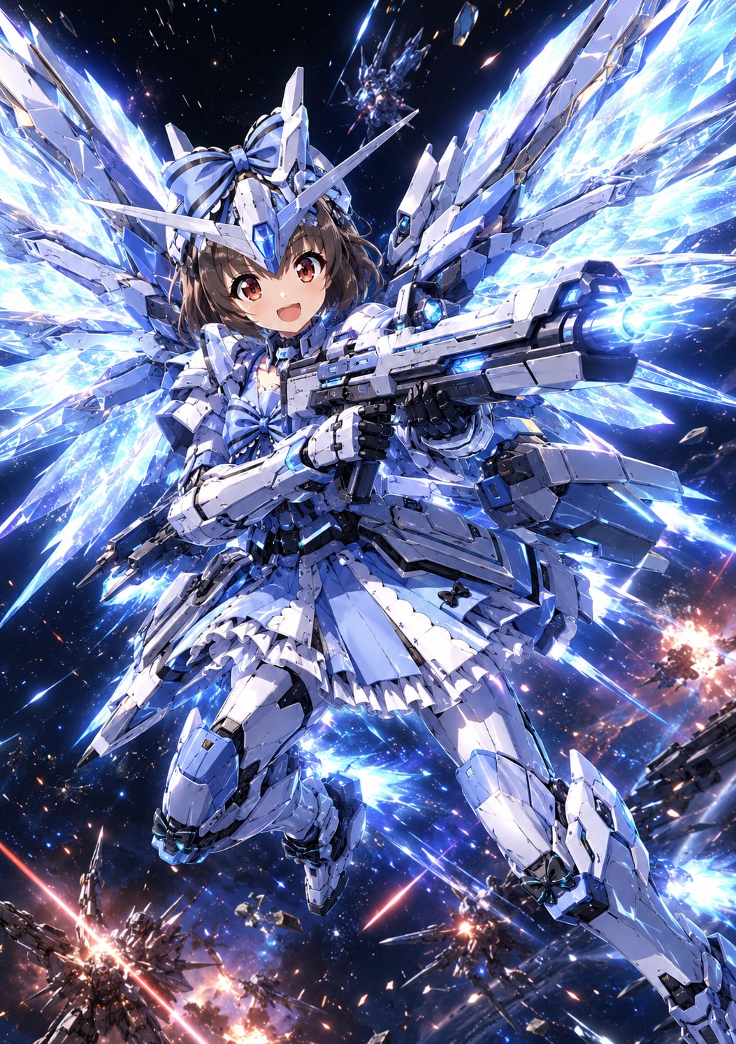 自宅でナチュラルに女装する男子　あゆむガンダム | の人気AIイラスト・グラビア