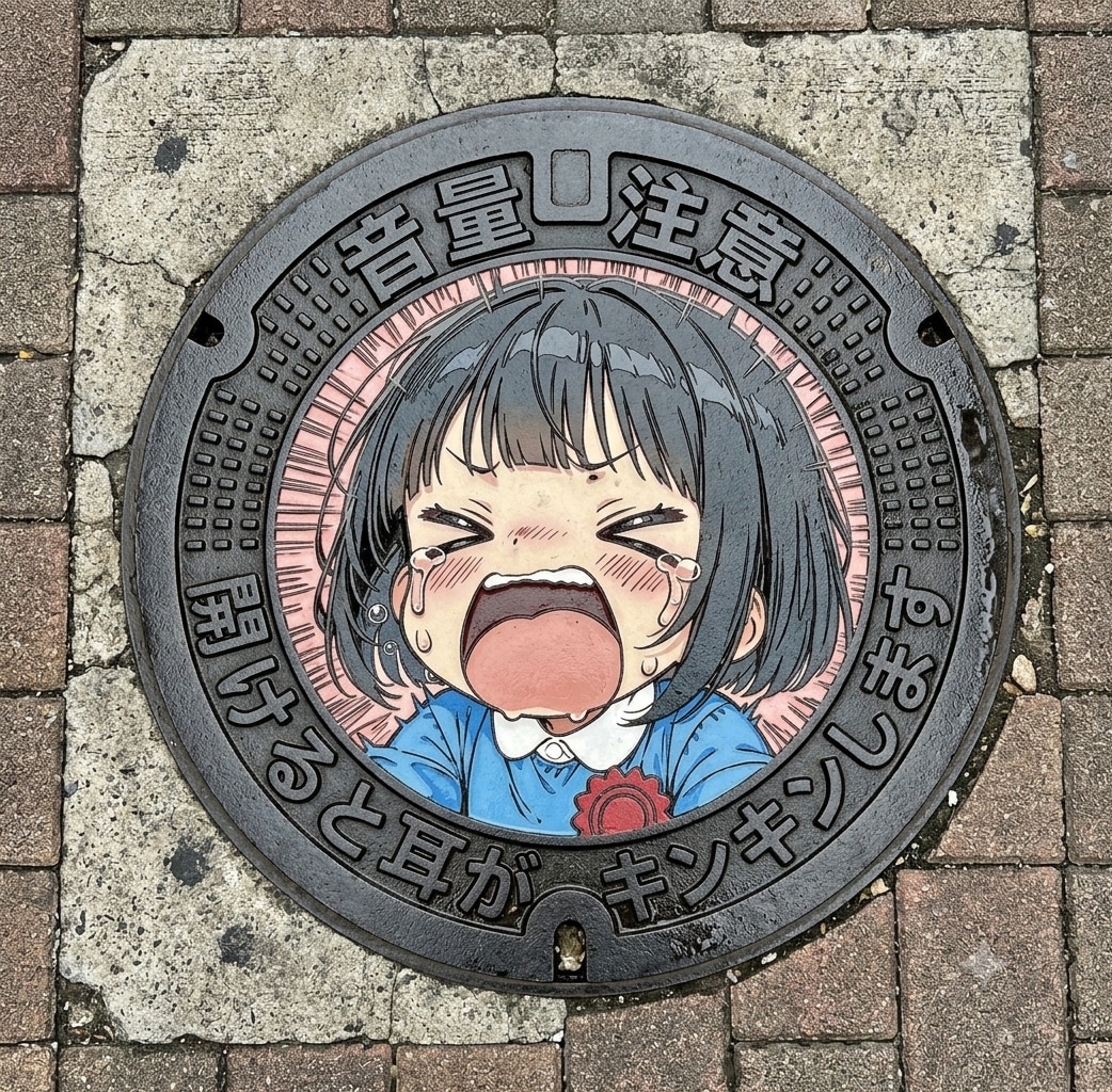 ちびすぎるマンホールのふた！！