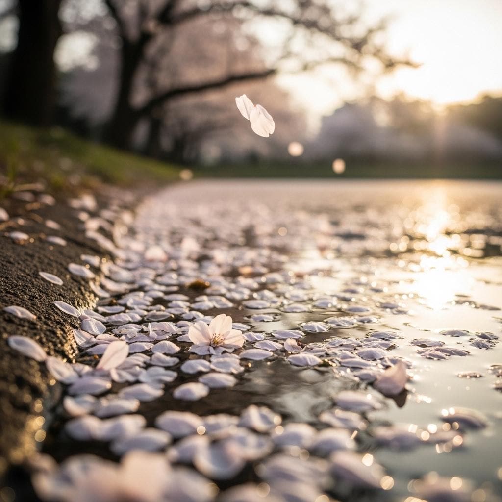 桜が散る頃（昼）