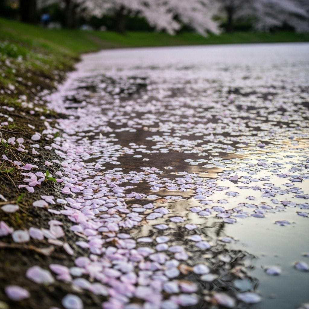 桜が散る頃（昼）
