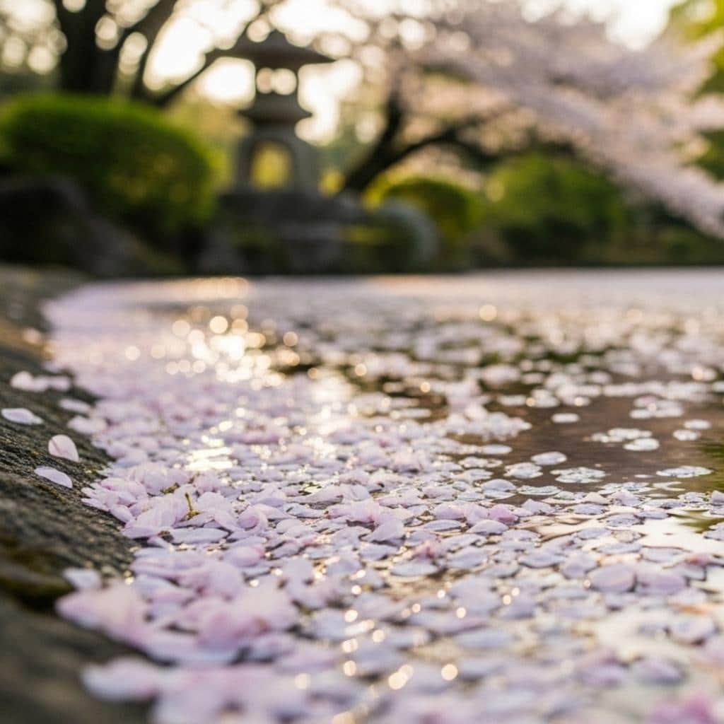 桜が散る頃（昼）