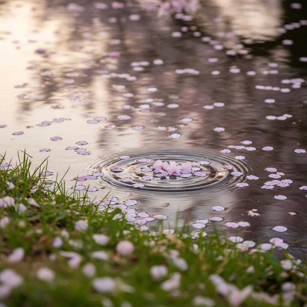 桜が散る頃（昼）