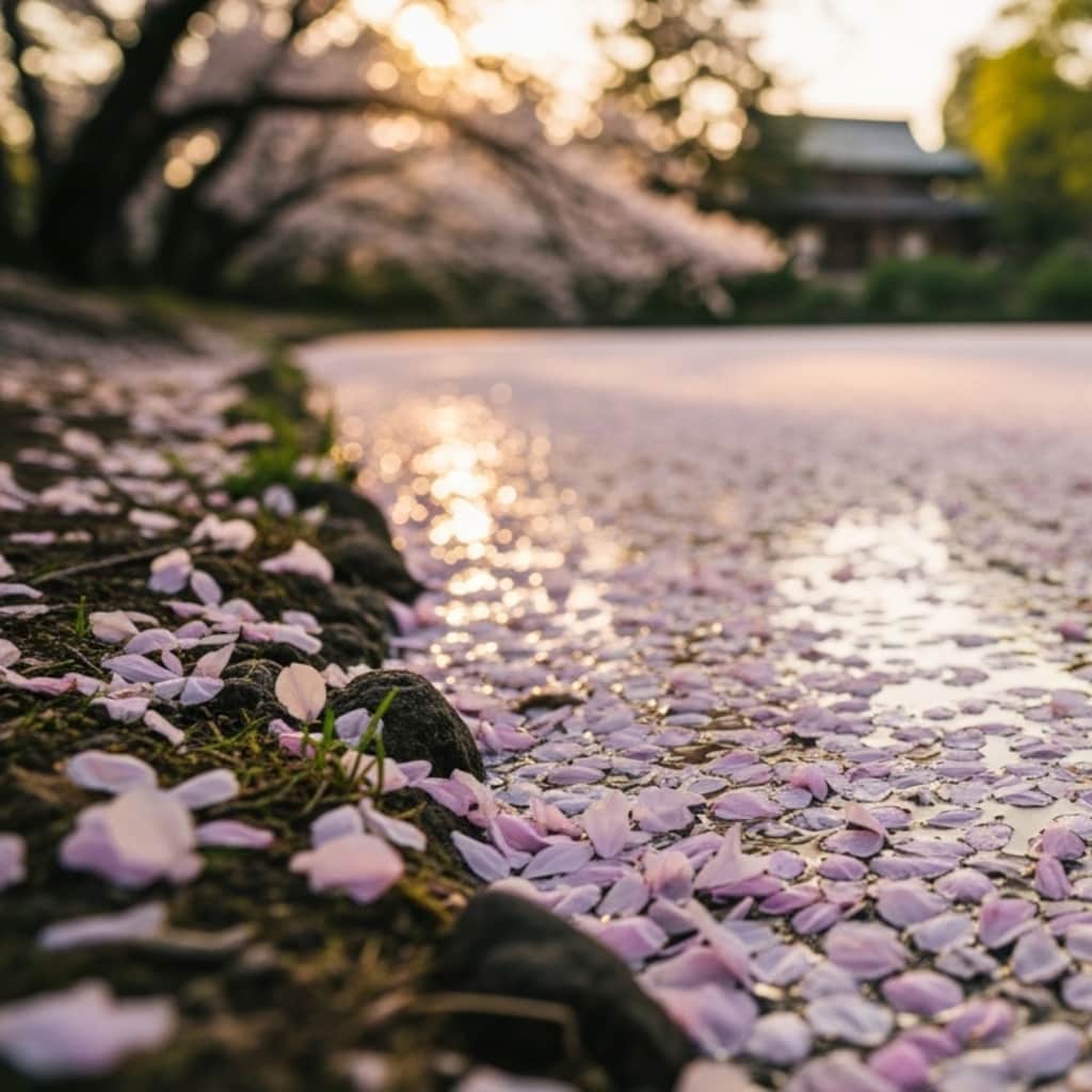 桜が散る頃（昼）