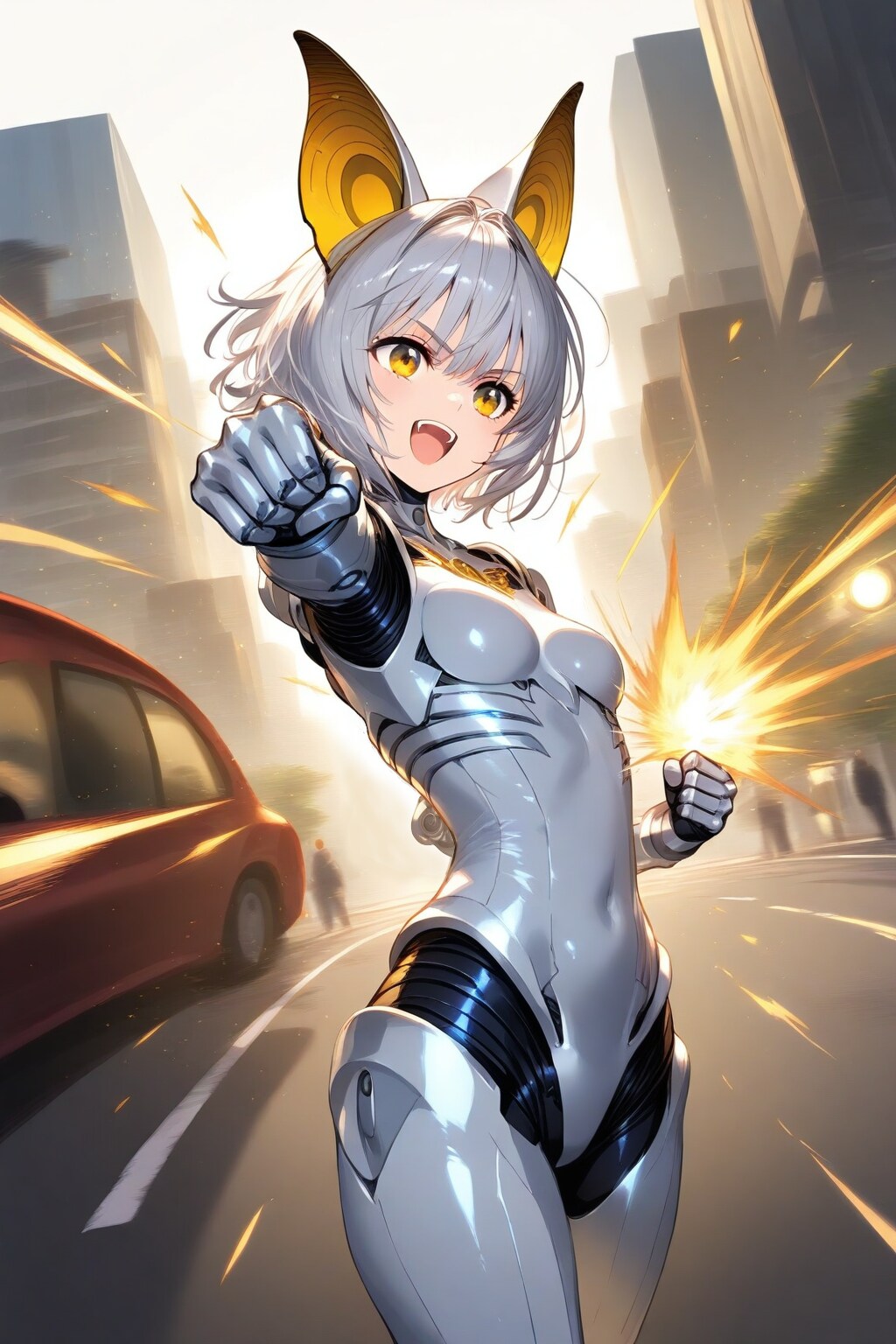 ちちぷい生成メカ娘　コウモリ　羽根なし1