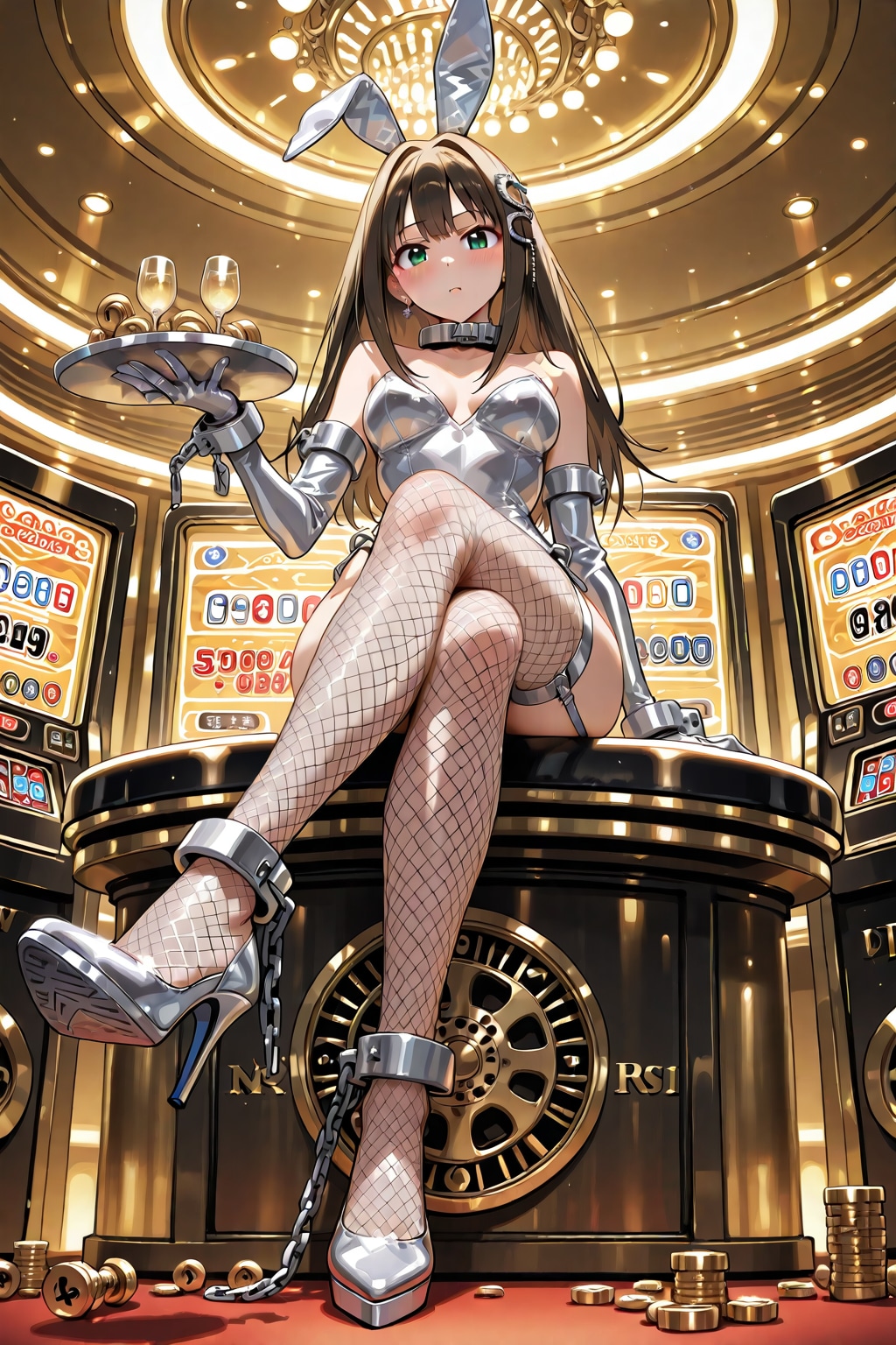カジノ　機械帝国 | の人気AIイラスト・グラビア