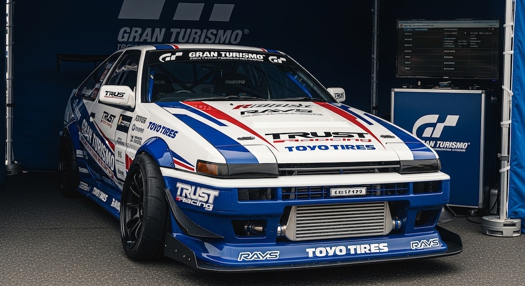 トーヨータイヤAE86のドリ車