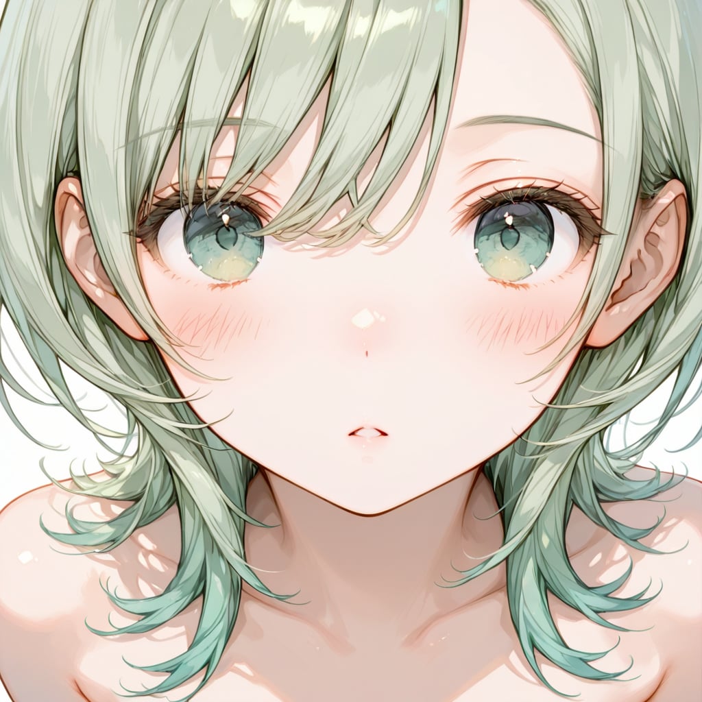 green hair zoom | の人気AIイラスト・グラビア