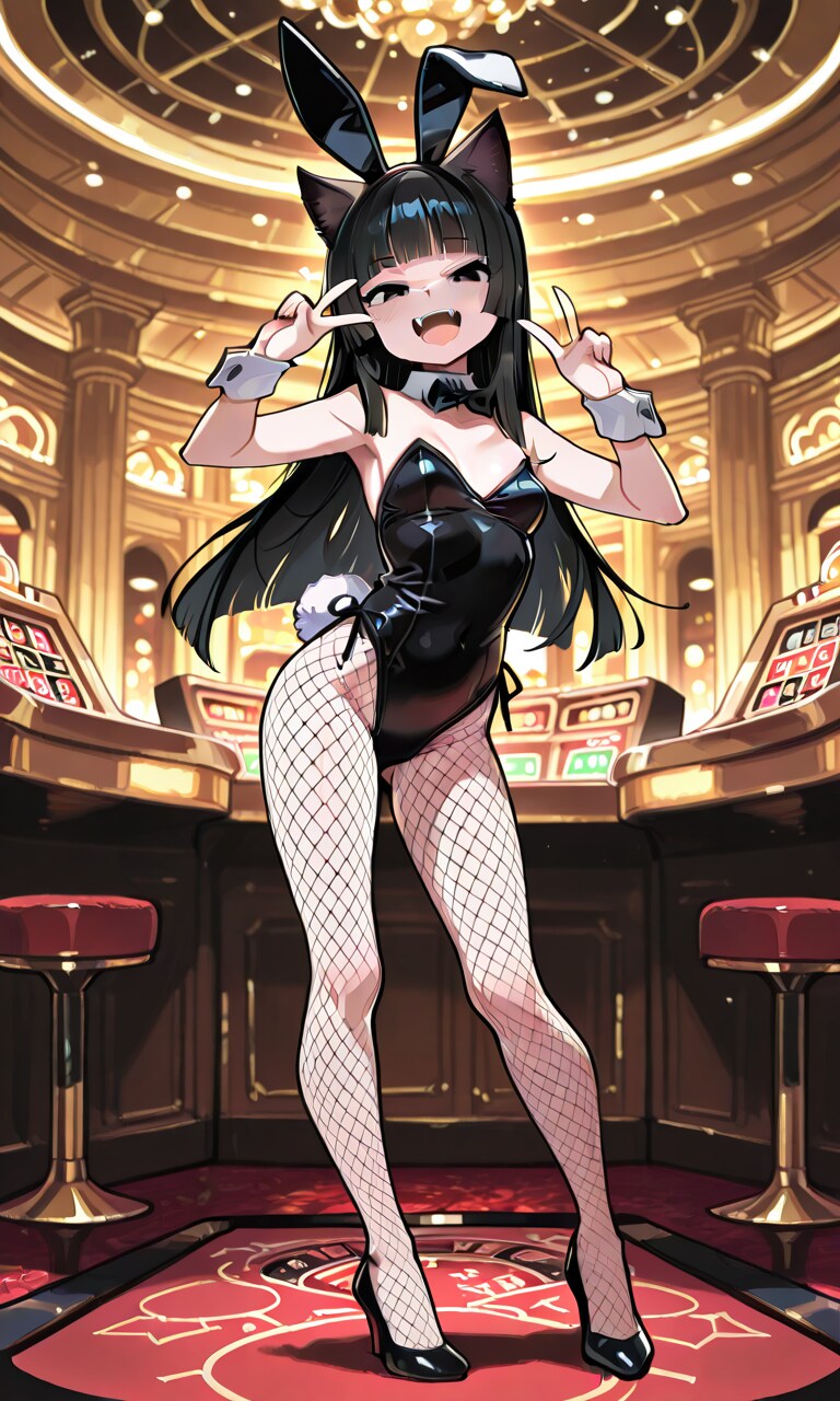 バニーガールだにゃ | の人気AIイラスト・グラビア