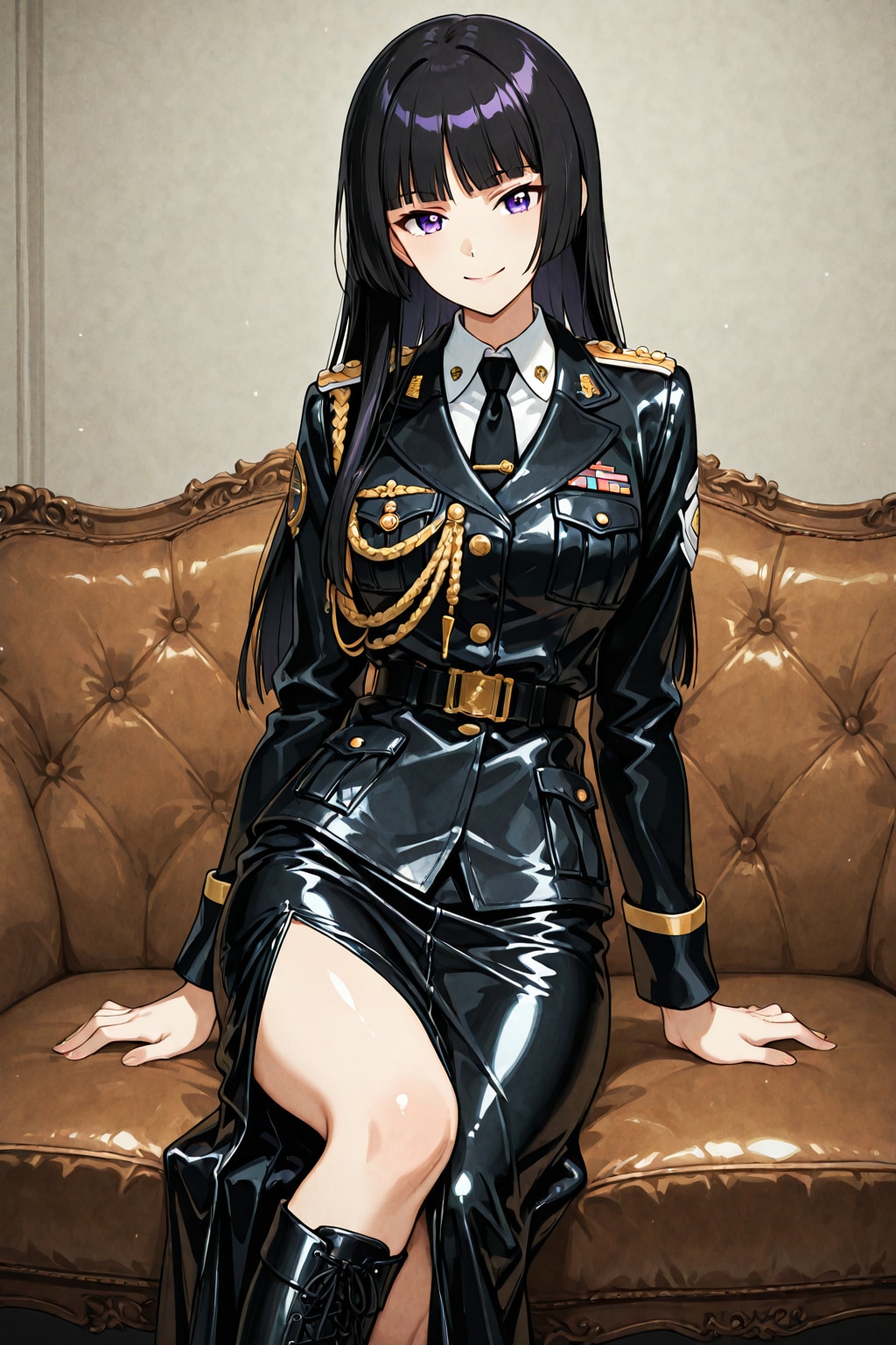 高級軍装お姉さん