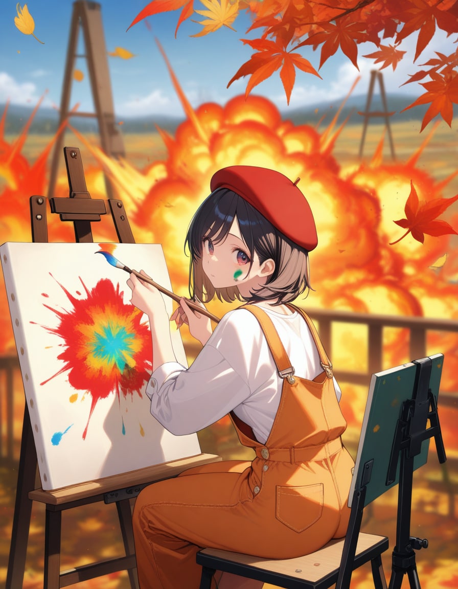 芸術は爆発だ | の人気AIイラスト・グラビア