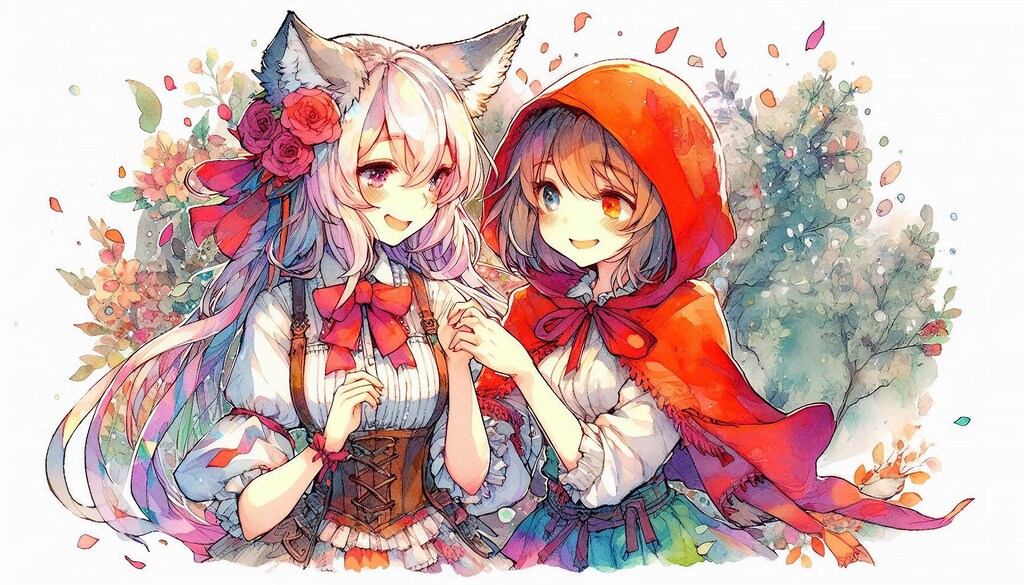 オオカミと赤ずきん