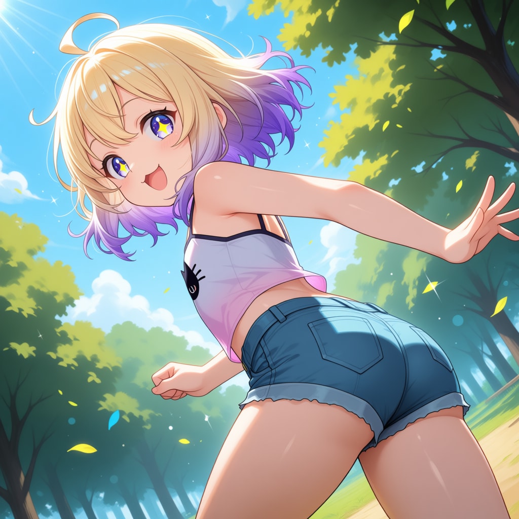 走り回るみーむーちゃん