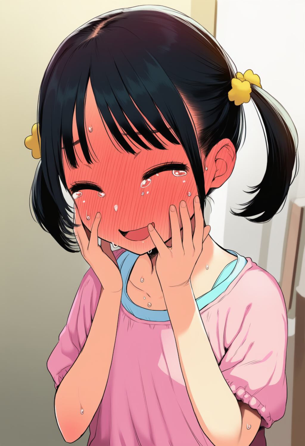 赤面女子の「喜」