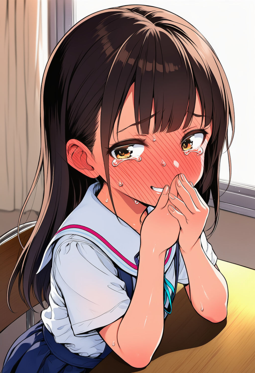 赤面女子の「喜」