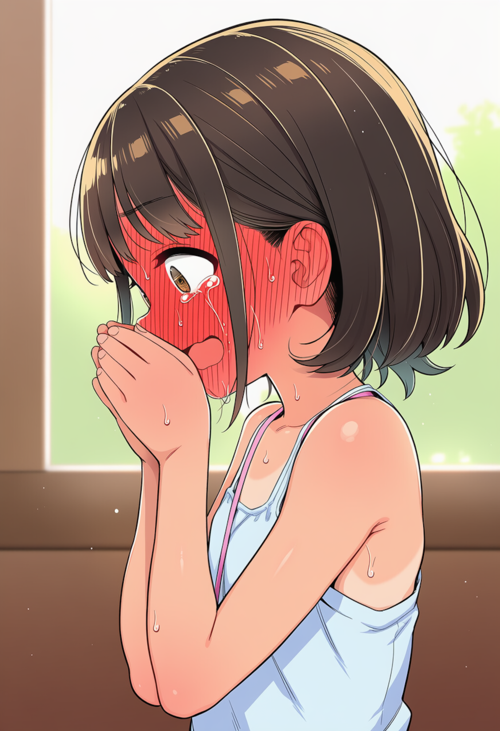 赤面女子の「喜」