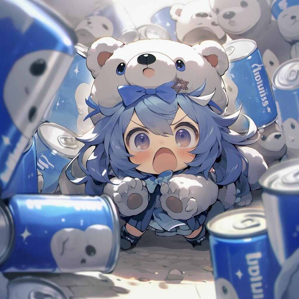 Kuma-san is thirsty🐾