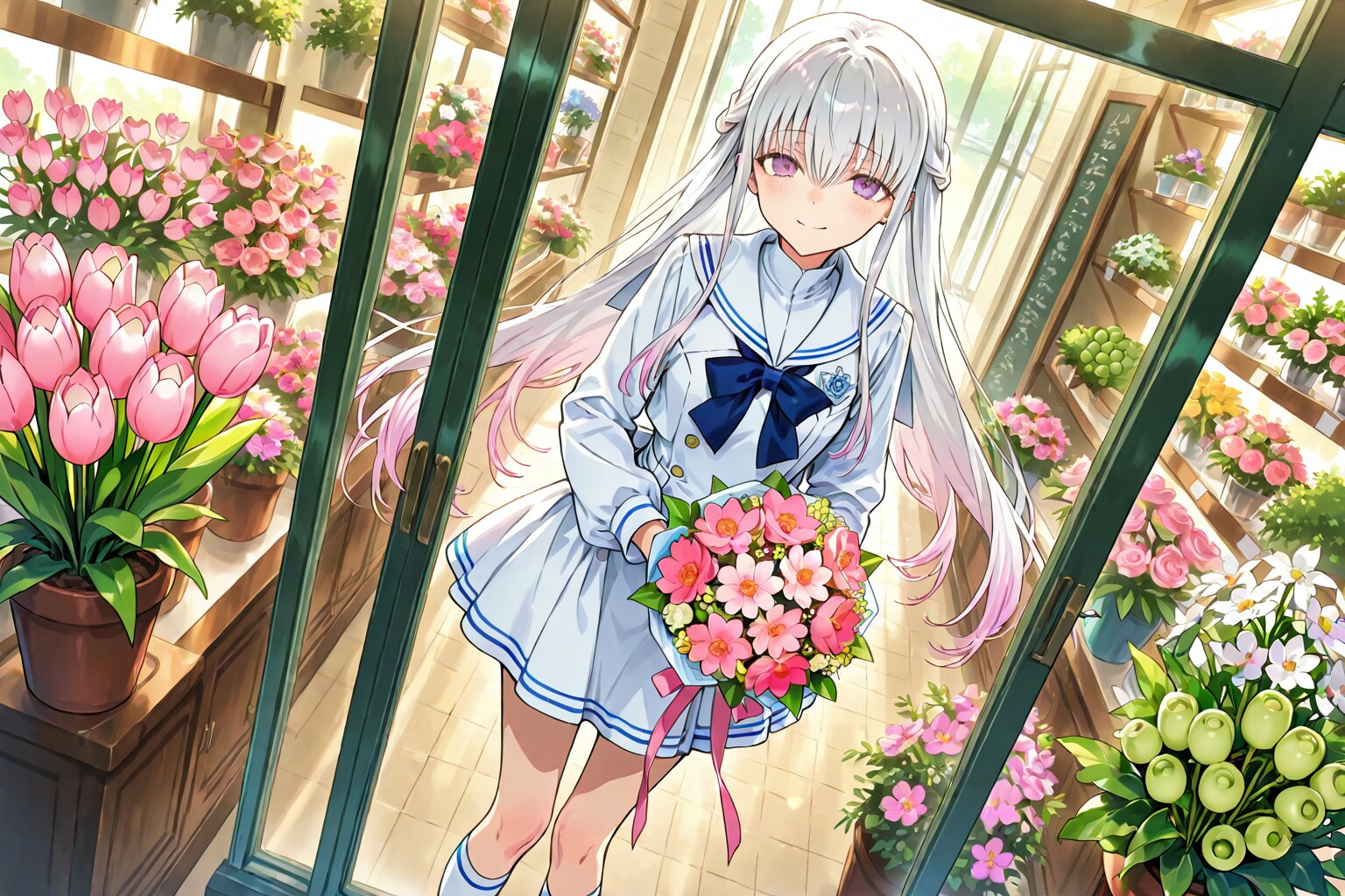 思い出と感謝の花束
