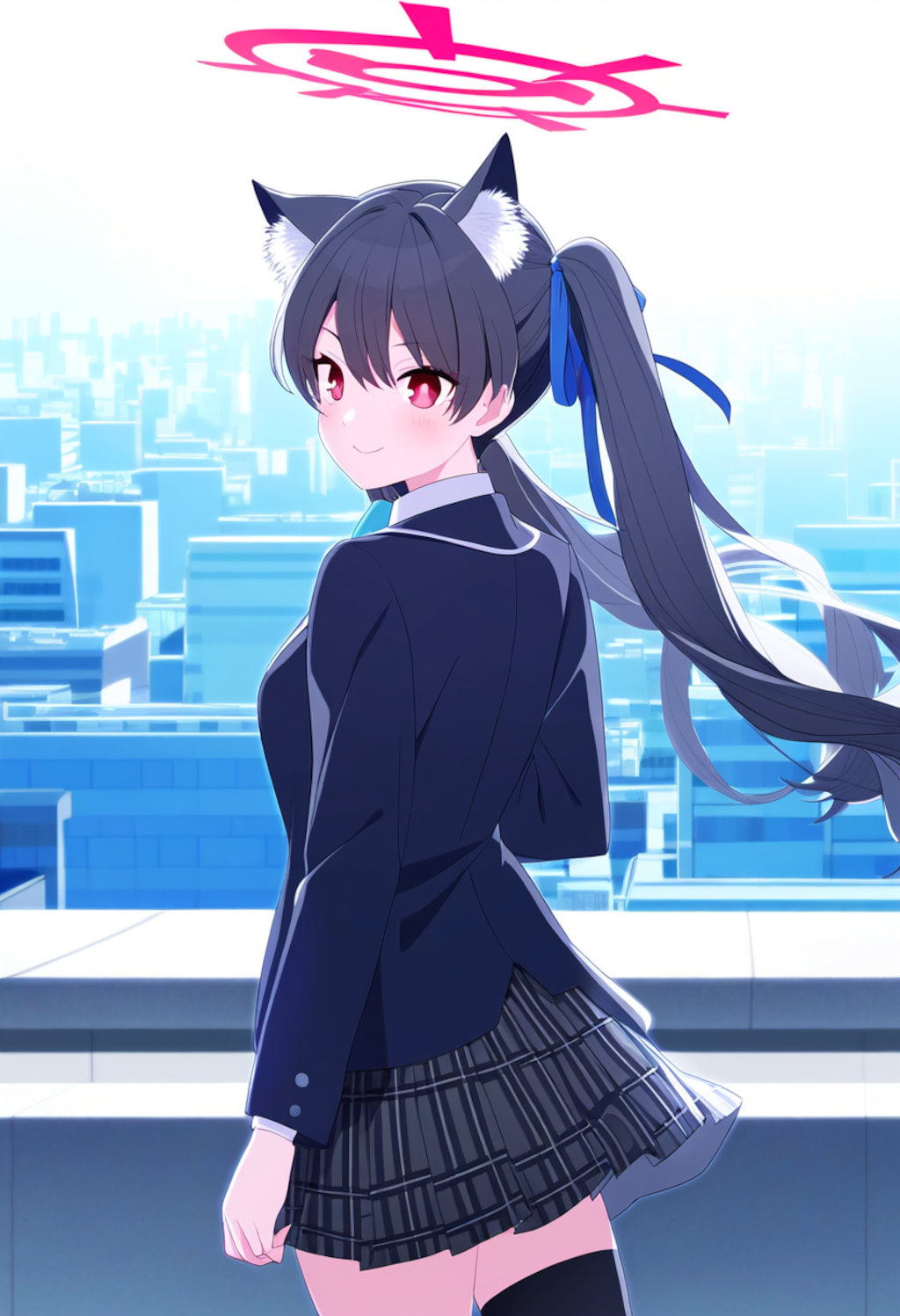 振り返るセリカ