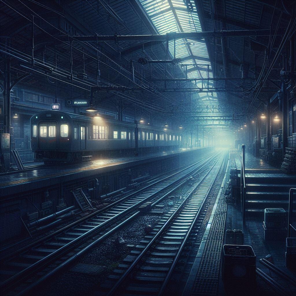 誰も居ない駅