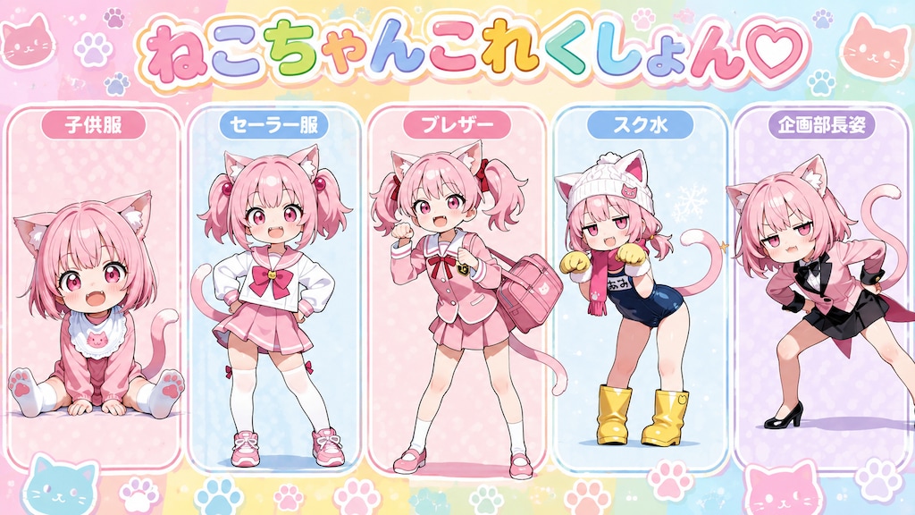 ねこちゃんこれくしょん♡