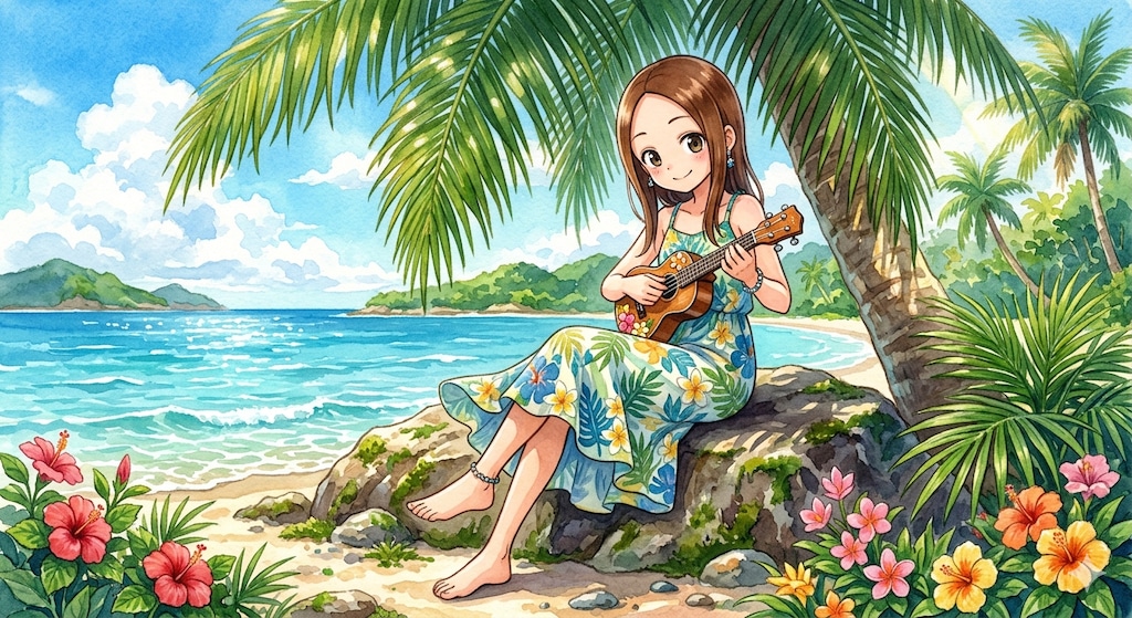 ウクレレと高木さん