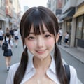Free Bukkake Street （JKコスしたちっぱい女子大生編） 3枚目