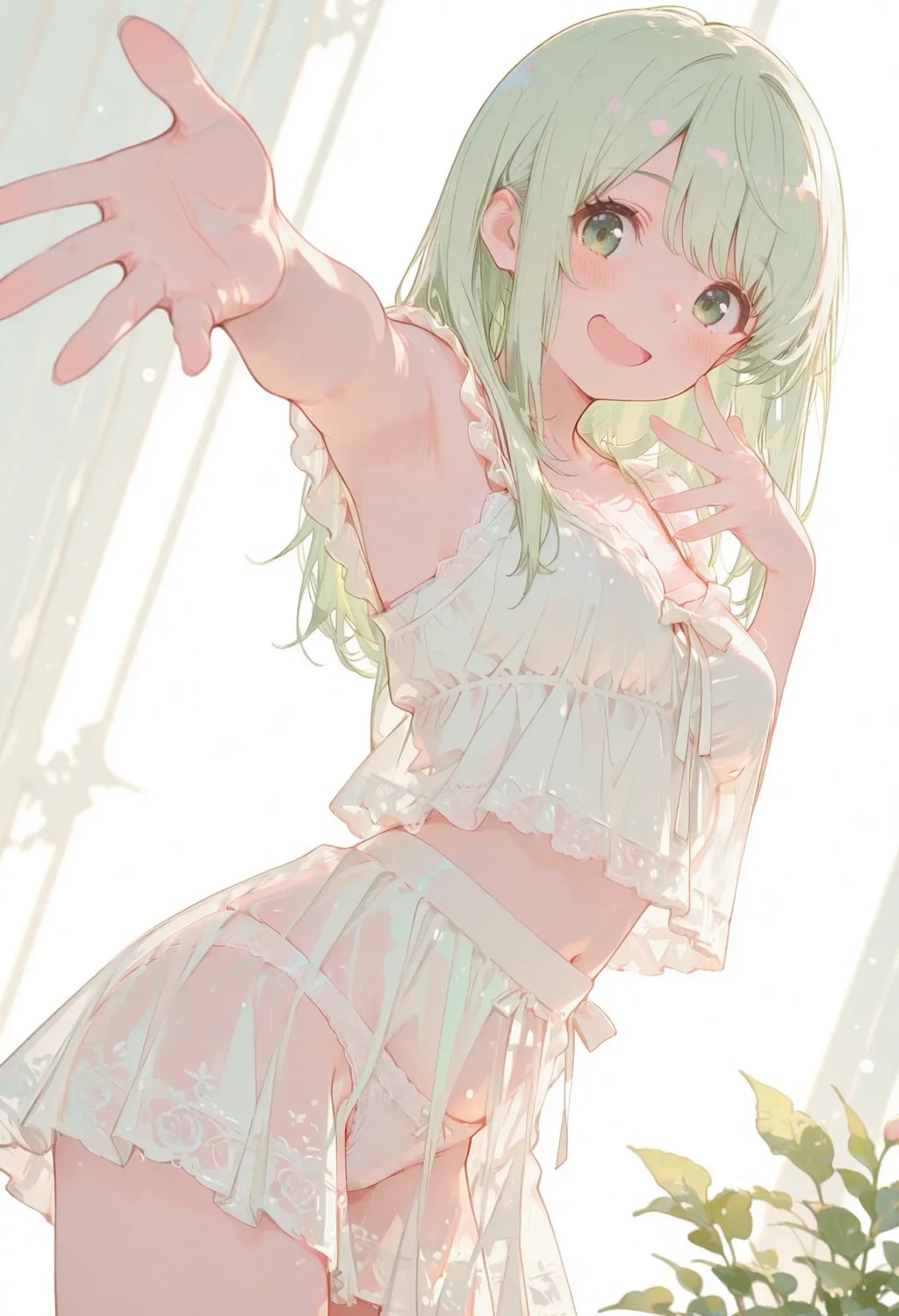 シースルーでノリノリ✨️