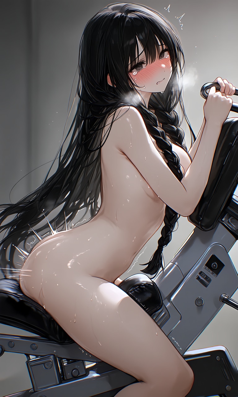全裸ロデオマシン