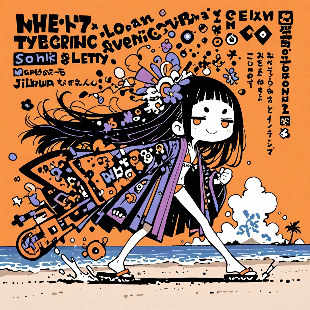 まろ眉ビーチ