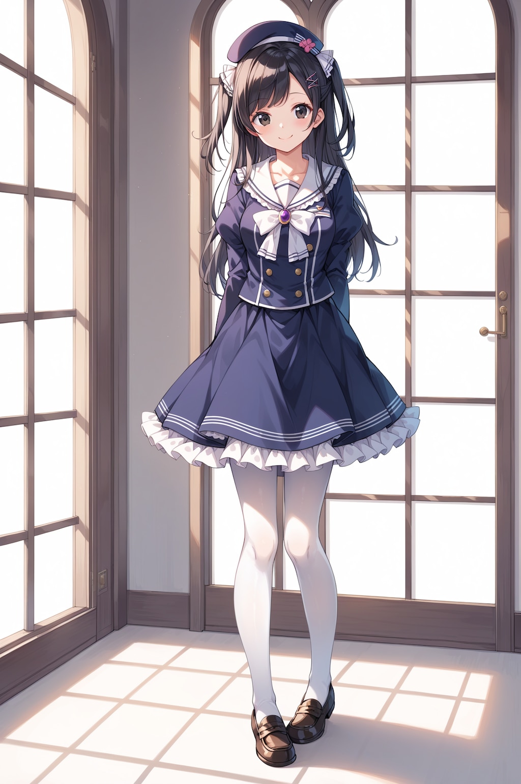 セーラーハットお嬢様