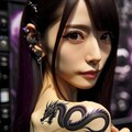 サイバーパンクシティで出会ったドラゴン・タトゥーの女 4枚目