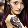 サイバーパンクシティで出会ったドラゴン・タトゥーの女 5枚目