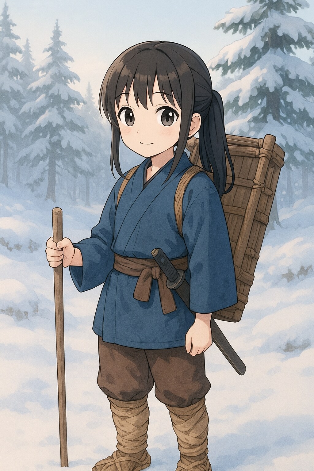 マタギの女の子