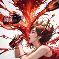 コカコーラを浴びるように飲む 4枚目