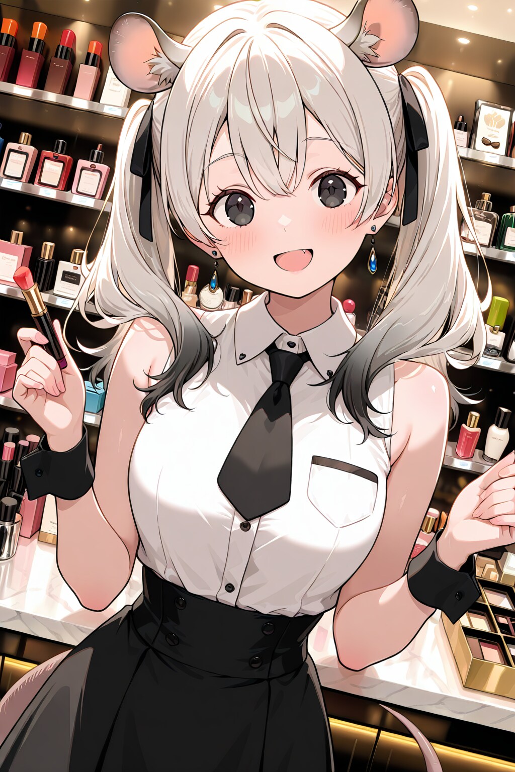 Are you going to buy some lipstick to look even more beautiful today? | の人気AIイラスト・グラビア