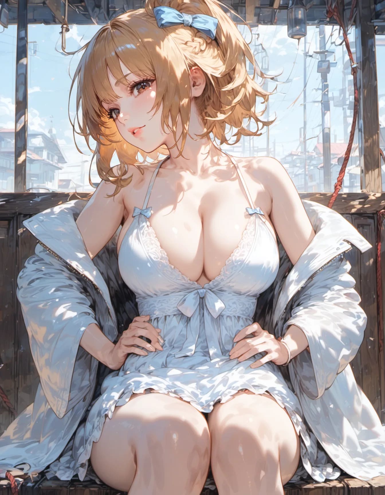 Blonde Ribbon Daydream