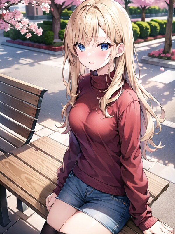 なにボーっとしてんの？早く隣座りなよ♪