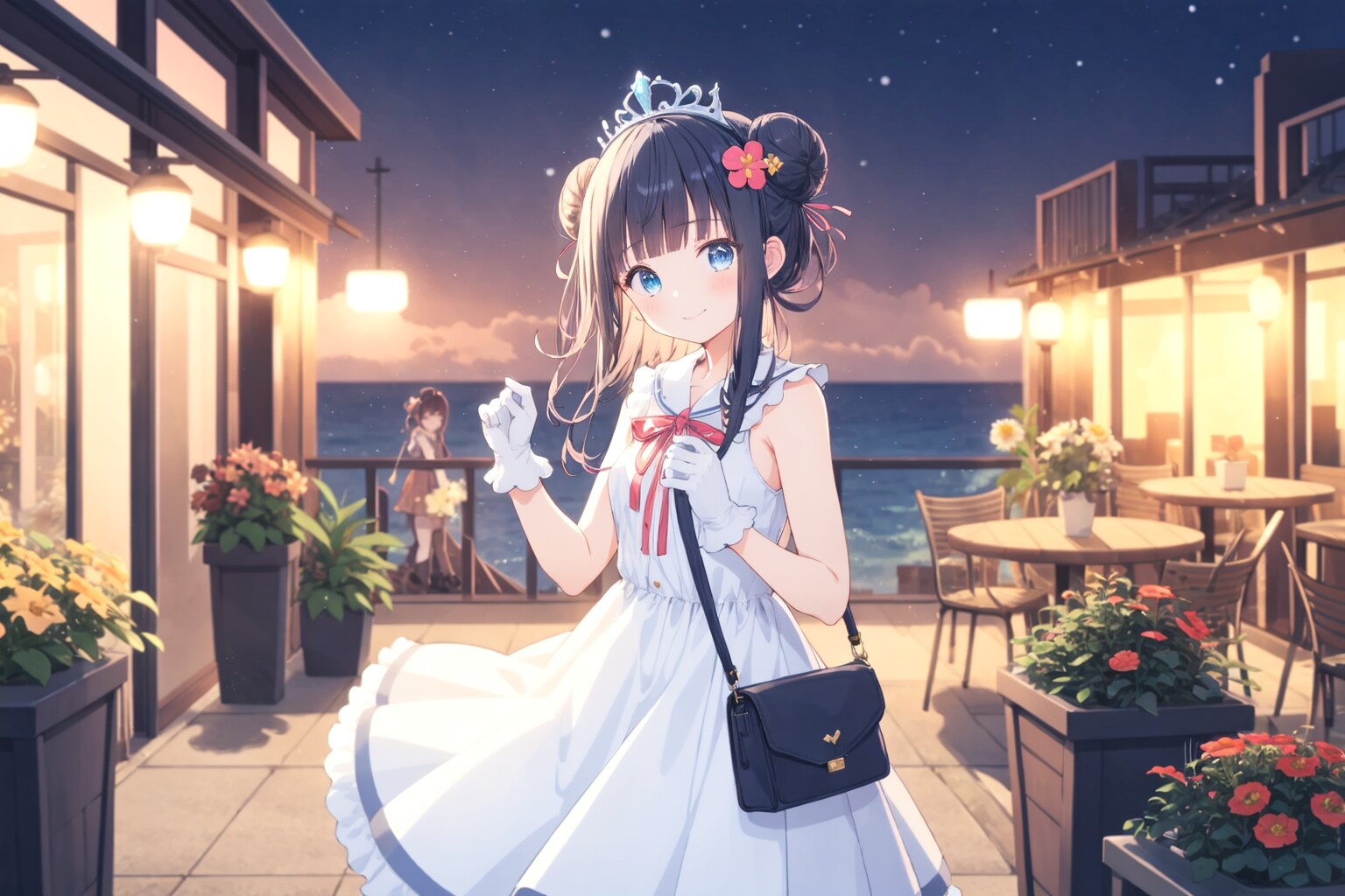 テラスのおだんごちゃん🍡✨ | の人気AIイラスト・グラビア