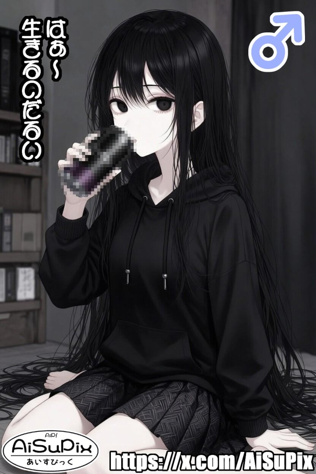 💙AiSuPix／病み可愛い引きこもりちゃん💙