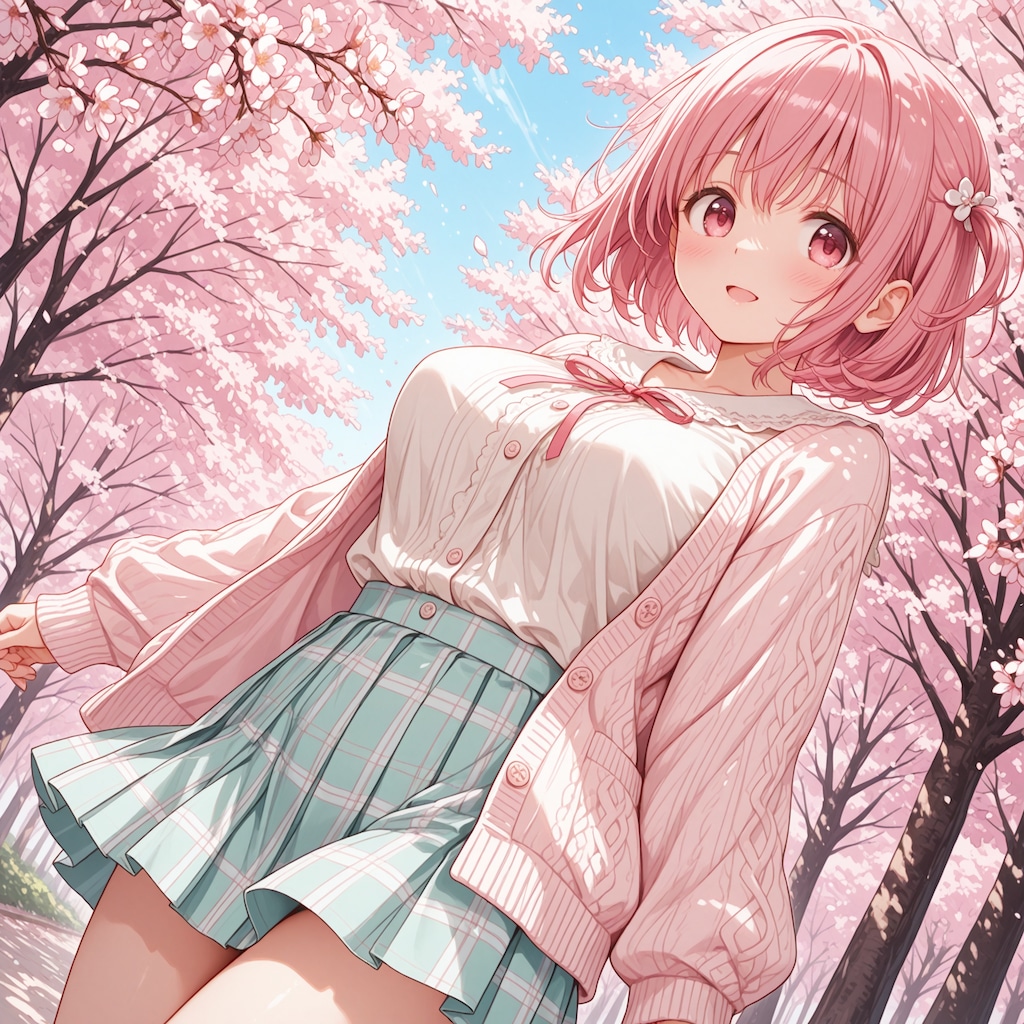 桜舞う春色
