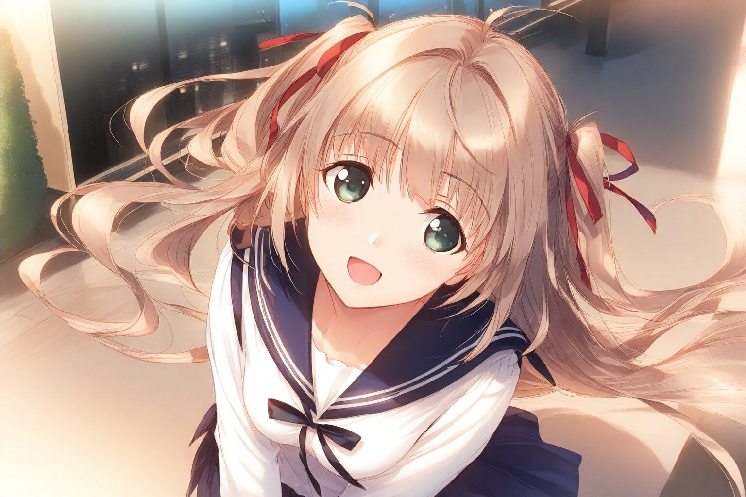 星降る廊下で | の人気AIイラスト・グラビア