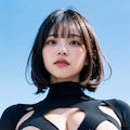 ボディースーツでポロリ 9枚目