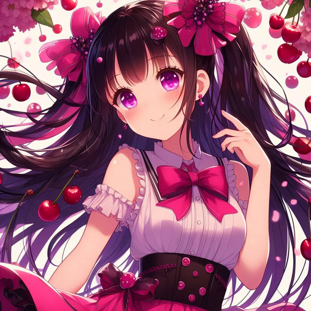 さくらんぼと、うちの子♥その2(7枚)